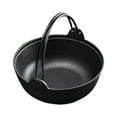 thumbnail image 3 of YWMJZEU Sukiyaki Nabe Pot Cooking Pot Tableware Camping Cooking Nonstick Heavy Duty with without lid, 3 of 9