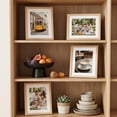 thumbnail image 4 of 8x10 Wood Photo Frame Set, 5 Colors, Wall or Tabletop Display, Black & White Prints, DIY Puzzle Frames, 4 of 6
