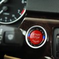 thumbnail image 4 of Para Coche Botón Start Stop Reemplazar cubierta + anillo para 320i (Tircolor rojo) Likrtyny Accesorios para autos y motos, 4 of 6