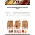 thumbnail image 2 of MixMatchy Women's Solid Elastic Waist band with Drawstring Tencel Shorts, 2 of 7