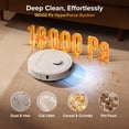 thumbnail image 4 of Roborock Qrevo series S Pro SE Robot Vacuum and Mop, 18,000Pa Suction, Multifunctional Dock with 167℉ Mop Self-Cleaning, Smart Obstacle Avoidance, Anti-Tangle Brush, Liftable Spinning Mop, 4 of 10