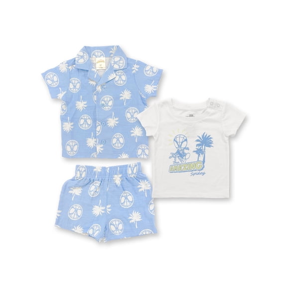 Spider-Man, Baby Boy Three-Piece Set, Spidey Palms, Sizes 0-24M