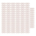 thumbnail image 1 of 100 Uds Clips de papel en forma de Metal dorado rosa galvanizado Clips de oficina bonitos y prácticos portátiles para clasificación de archivos doble corazón, 1 of 7