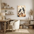 thumbnail image 3 of 1.5-Inch Thick Canvas Print Wall Art for Living Room, Bedroom, Office or Entryway – Decorative Wall Decor with Geometric Birds On Branch Pattern -16Lx24x1.5 in, 3 of 9