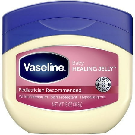 Vaseline 100% Pure Petroleum Jelly, Baby 13 oz (Pack of 2)