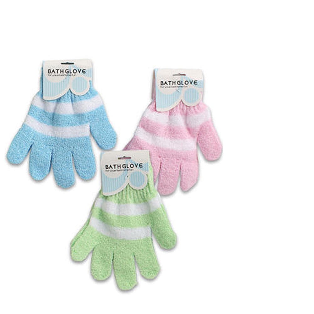 4 Pairs Exfoliating Spa Bath Gloves Shower Soap Body Wash Spa Replace