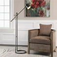 thumbnail image 2 of Bowery Hill Contemporary Floor Lamp in Dark Bronze and Brass, 2 of 2