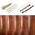 thumbnail image 4 of Quick Sewing Awl Leather Canvas Repair Stitcher Kit 3 Needles 3 Color Thread, 4 of 9