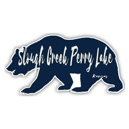 

Slough Creek Perry Lake Kansas Souvenir 3x1.5-Inch Fridge Magnet Bear Design