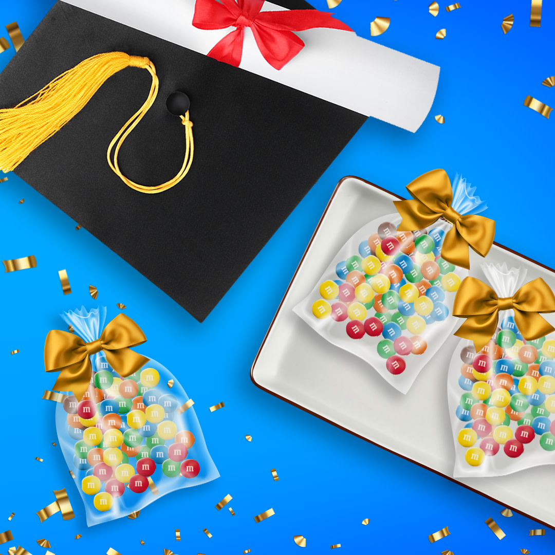 M&M's Milk Chocolate Graduation Party Candy, Party Size - 38 oz Resealable Bulk Bag - image 5 of 14