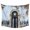 Black, variant on Puerto Rico Flag Tapestry for Bedroom Wall Hanging Tapestry, Retro Rustic Door Artwork Picture Prints Ceiling Backdrop Tapestries Poster Blanket Wall Decor for Teens Room Living Room Dorm 51" x 59"