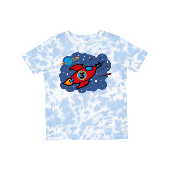 Inktastic Rocket Ship 3rd Birthday Boys Toddler T-Shirt
