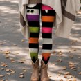thumbnail image 6 of GEWSEY Halloween Women's Funny Graphic High Waist Skinny Leggings (Black, XXL), 6 of 8