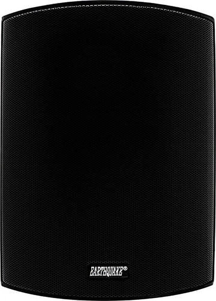 earthquake sound aws-502b all-weather indoor/outdoor speakers (matte black, pair)