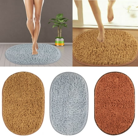 Bathroom Rugs Non-Slip Bath Mat Ultra Soft Absorbent Microfibers Bath ...