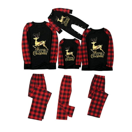 

Matching Christmas Pjs for Family Pajamas Sets Women Jammies Men Clothes Sleepwear Long Sleeve Loungewear