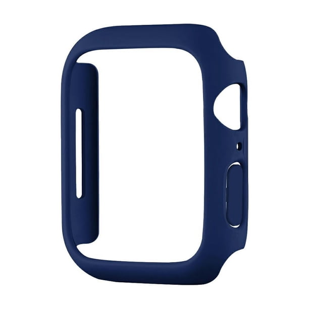 Adecuado para carcasa protectora de Apple Watch, paquete de medio marco de PC, funda protectora hueca para iWatch