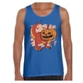 thumbnail image 1 of Awkward Styles Halloween Sleeveless Shirt Pumpkin Dinosaur Tank Top for Men, 1 of 4