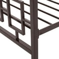 thumbnail image 5 of Noble House Krystin Modern King-Size Iron Bed Frame, Hammered Copper, 5 of 12