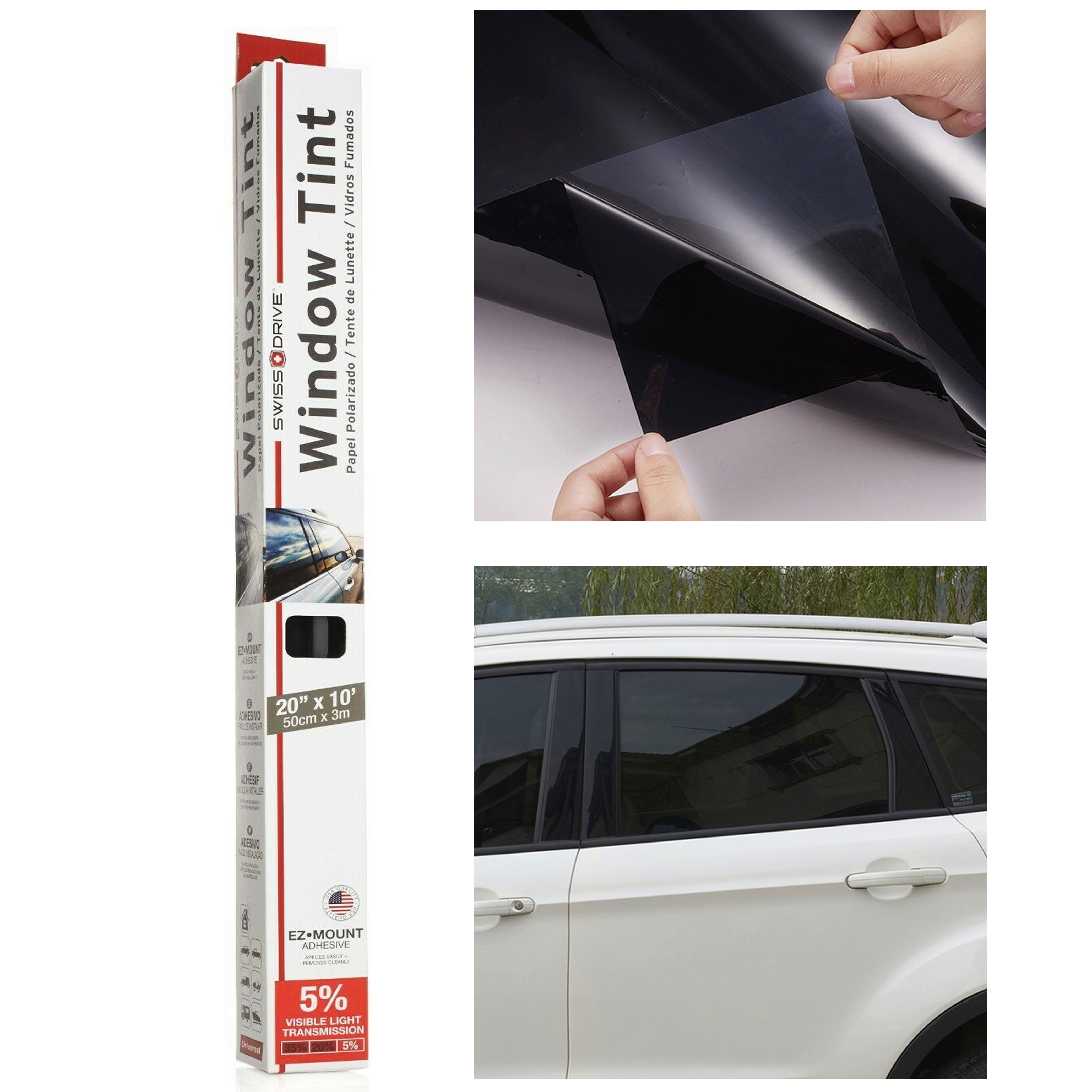 Universal CAR 20" x 25 Feet 1% Window Tint Film Roll Sun UV Glass Sticker Kits
