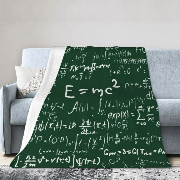 Physics Equations Blanket Gifts For Kids Adults - Lightweight Throw Blanket For Bedroom Living Room Decor Soft Fuzzy Fleece Cozy Plush Bed Couch 40"X30"