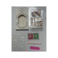 thumbnail image 1 of 24 piezas de uñas minimalistas negras estilo francés + kit de herramientas - en caja, 1 of 5