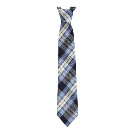 

Cookie s Boys Traditional 4-in-Hand Necktie - blue/white *plaid #76* one size
