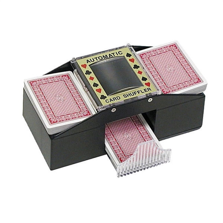 Automatic Card Shuffler - 2 Deck Electronic Poker Card Shuffler For Home Games