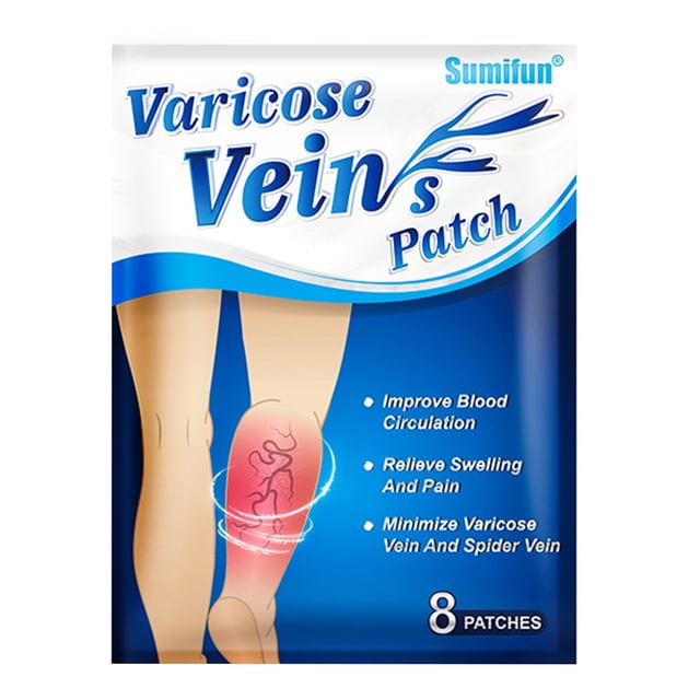Kuymtek 8 Uds Parche para Venas Varicosas Alivio Del Dolor Vasculitis Flebitis Yeso
