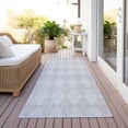 thumbnail image 6 of Addison Rugs Chantille Indoor/Outdoor Transitional Diamonds Pewter Washable Runner Rug, 2'3" x 7'6", 6 of 6