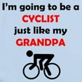 thumbnail image 2 of CafePress - Cyclist Like My Grandpa Body Suit - Baby Light Bodysuit, Size Newborn - 24 Months, 2 of 4