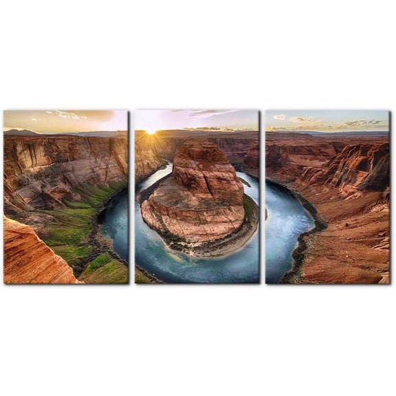 Yosemite National Park Canvas Wall Art Decor Landscape Wall Art Clear Water Lake Mountain Pictures Painting Prints on Canvas Modern Decoration（Only canvas）