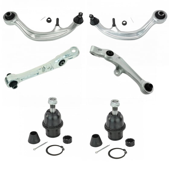 TRQ Front Lower Forward & Rearward Control Arm & Ball Joint Set for 350Z G35 PSA66497