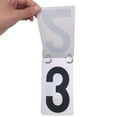 thumbnail image 6 of Anvazise 0-9 Score Number School Sports Competition Digit Scoreboard Replacement Cards White Black, 6 of 10