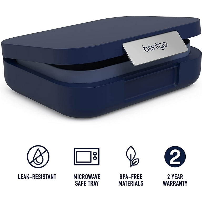 Versatyle Set of 2 Platinum Silicone Bento Box with 3 Compartments Lea