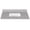 Dark Gray, variant on Dreamwerks Amalfi 37"W x 22"D Engineered Marble Vanity Top with Rectangular 1x Undermount Bowl