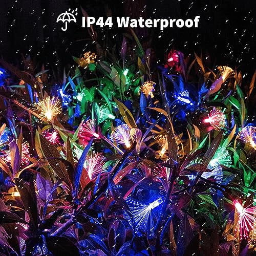 33FT Fiber Optic Fairy Lights 60 LED Starburst Firework String Lights Green Wire Twinkle Christmas Lights for Indoor Outdoor Wedding Christmas Tree Garden Patio Party Decoration Multi colored Walmart....