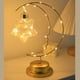 thumbnail image 5 of Lámpara de Mesa Decorativa de Hierro a Pilas con Luz Led Cálida, Usb y Funciona con Pilas para Decoración Del Hogar, Navidad, Cumpleaños, 5 of 7