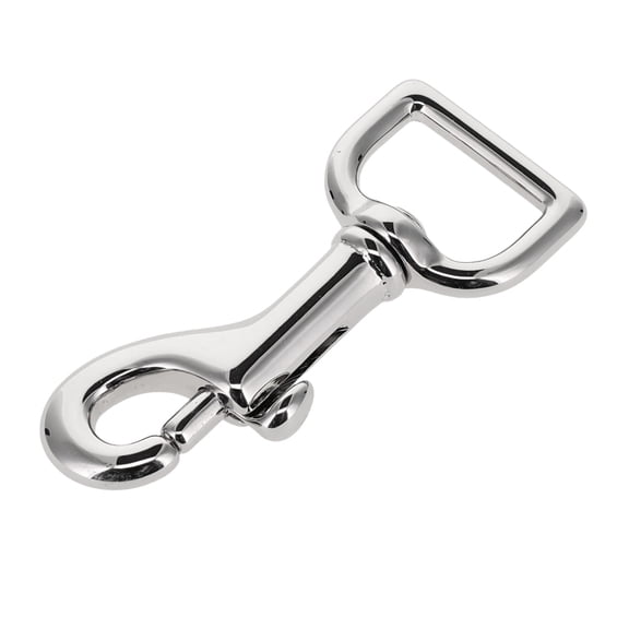 3010 Nickel Plate, Swivel Bolt Snap, Solid Brass