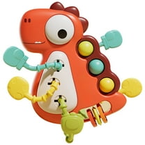 KOYPTL Montessori Toys For Newborns 0-6-12-18 Months,Cute Dinosaur Safe And Soft Sensory Toys Can Be Bited And Grasping,Training Toys For Infants Kids Boys Girls 1-3 ,Birthday Christmas Gift