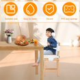 thumbnail image 4 of MesaSe Toddler Booster Seat for Dining Table  with Backrest  Safety Buckles  Non-Slip Bottom  Pink, 4 of 10