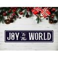 thumbnail image 4 of Joy To The World Tin Sign Funny Christmas Metal Signs Vintage Santa Print Art Poster Wall Decor For Kitchen Patio Yard Office Cafe Bar 4x16 Inch, 4 of 6