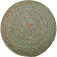 thumbnail image 1 of Rhody SO65R072X072 Tapis Sophia 6 Pi Multicolore Tapis Tressé Rond Intérieur-Extérieur&44; Mousse Vert, 1 of 1