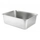 thumbnail image 5 of Caja de arena para gatos, bandeja de arena para gatitos de Metal, parte superior abierta, a prueba de óxido, resistente a los arañazos, orinal ligero 45x35x15cm, 5 of 9