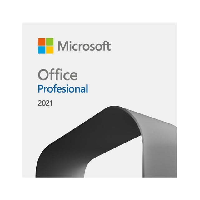 Office Professional 2021 Microsoft Software Digital para 1 Usuario Licencia Perpetua