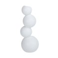 thumbnail image 3 of Jarrón de flores de cerámica para decoración del hogar, minimalista, artístico, moderno y sencillo. blanco, 3 of 9