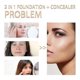 thumbnail image 2 of Jaysuing Double-Headed Liquid Concealer Spot Acne Marks Natural Concealer Long-Lasting Makeup Invisible Pores Liquid Concealer - 7Ml, 2 of 4