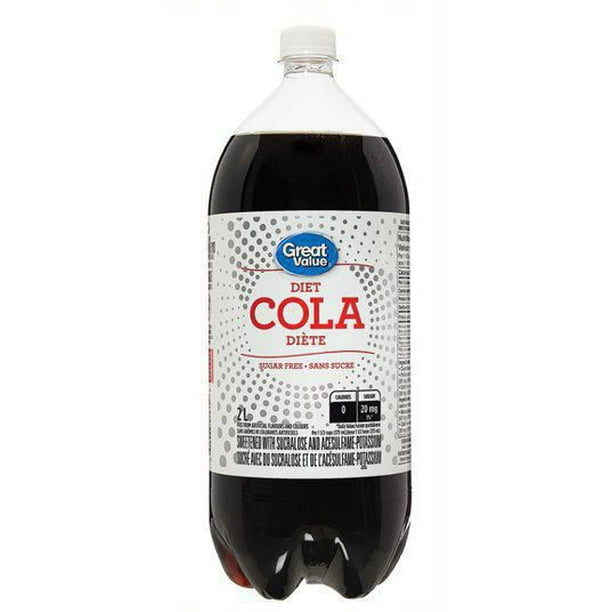 Great value cola diète 2 L