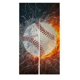 thumbnail image 1 of ABPHQTO Cortina de entrada de béisbol, cortinas japonesas Noren, cortina de puerta, cortina de entrada, tamaño 85x150cm ABPHQTO Noren-A279-85x150, 1 of 1