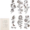 thumbnail image 1 of Large Flower Stencils,Floral Designs Stencil - Floor Decor Floral Stencils for, 1 of 5